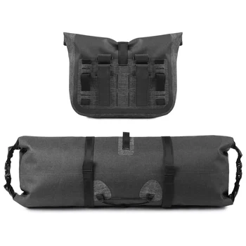 

Waterproof 2 in 1 Cycling Handlebar Bag Set Large Capacity MTB Road Bike Bicycle Front Bag Pannier Frame Bag bike bag waterproof
