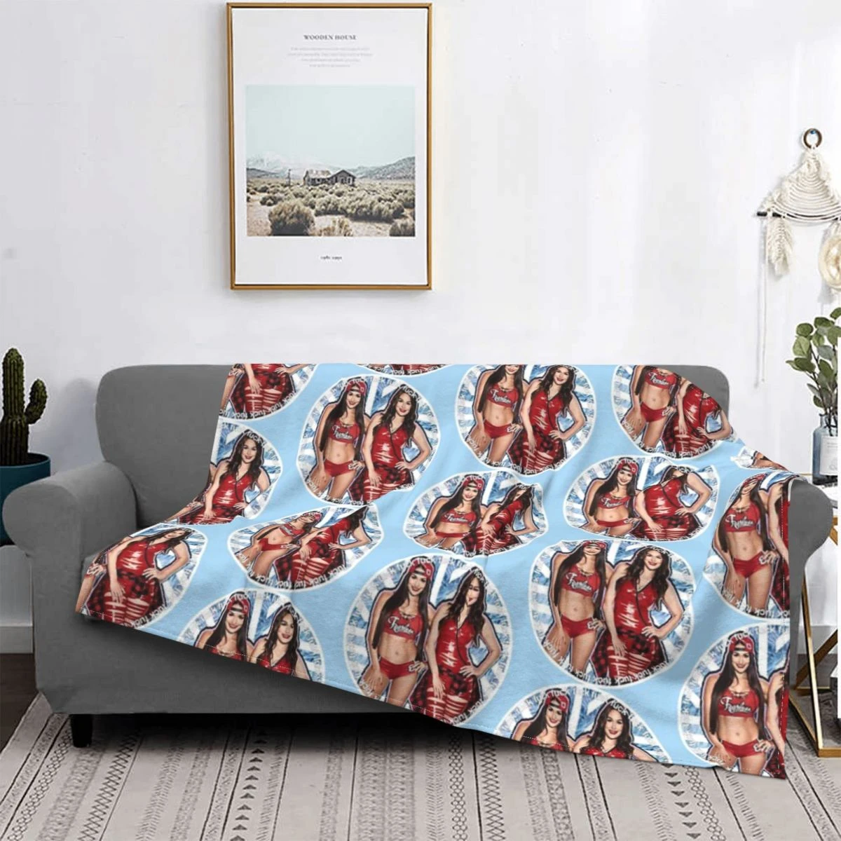 Wwe The Bella ropa de cama a cuadros, cubrecamas de - AliExpress