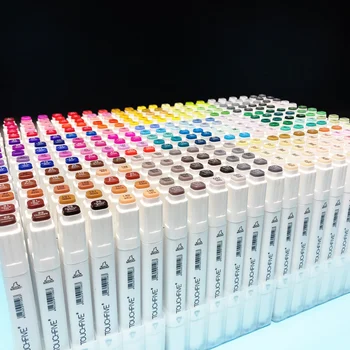 

TouchFIVE Optional Color Matching Art Markers Brush Pen Sketch Alcohol Based Markers Dual Head Manga Drawing Pens Caligraphy Pen
