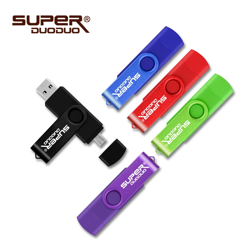 Цветной флеш-накопитель 16 Гб 2,0 USB OTG 4 ГБ 8 ГБ металлический usb флеш-накопитель 32 Гб 64 ГБ флеш-накопитель usb для телефонов/планшетов