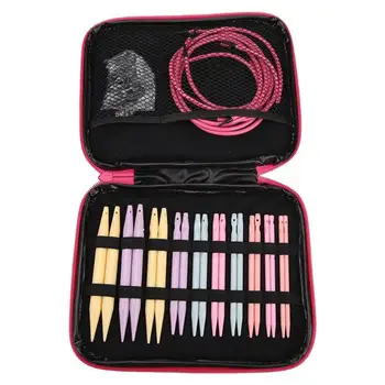 

10 Pairs ABS Plastic Change Head Circular Knitting Needle Set Sweaters Woven Tools DIY Hand Sewing Household Accessory