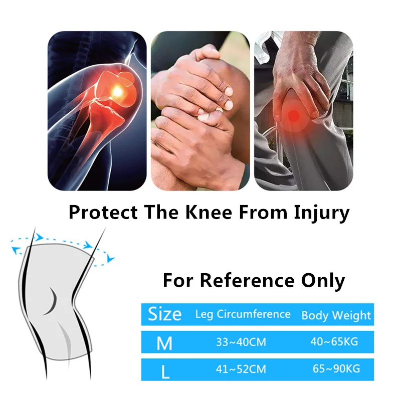 1Pair Thickening Football Volleyball Sports Knee EVA Pad Silicone Non-slip Pads Protect Cycling Sports Safety Knee rodilleras knee support sleeve knee brace