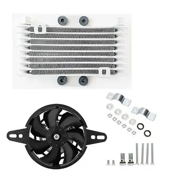 

ATV Radiator Cooling Fan Fit for 150cc 200cc 250cc Chinese ATV Quad Kart Buggy Motorcycle Engine Radiator Electric Cooling Fan
