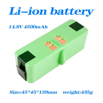 

Lithium lipo rechargeable battery Pack 14.8v 4500mAh sweeper Vacuum Cleaner for 529 780 620 770 860 880