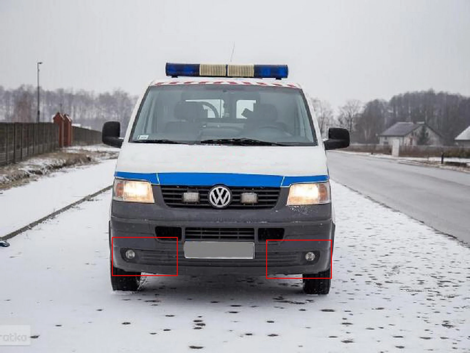 Для Volkswagen для VW T5 Transporter передний бампер вождения противотуманный светильник