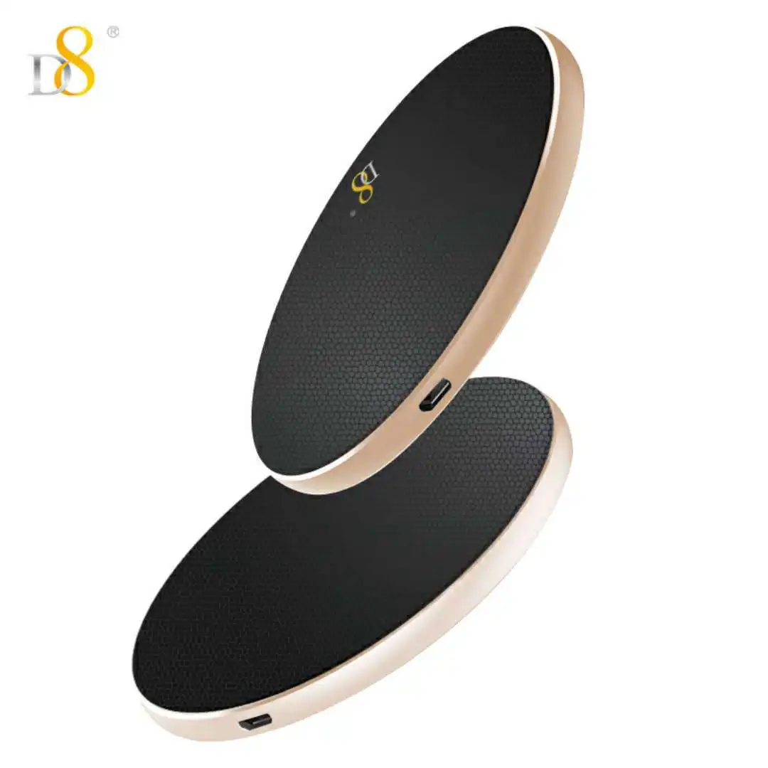 

D8 Applicable iPhone 8/X Wireless Charger Qi Wireless Head Fast Charge QC2.0 Android Mobile Phone Charging Base