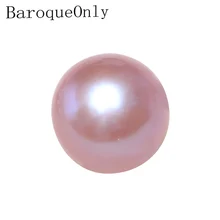 Hudge натуральный пресноводный 5А Эдисон жемчуг Круглые бусины фиолетовый розовый Золотая жемчужина для diy Подвеска для изготовления ожерелья 13-14 мм BQH