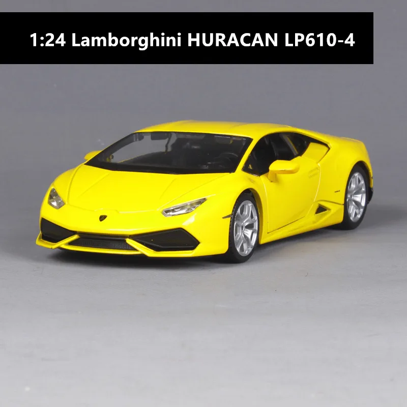 Maisto 1:24 Lamborghini имитация сплава супер игрушка модель автомобиля для с рулевым колесом управление передним колесом рулевая игрушка автомобиль - Цвет: LP610