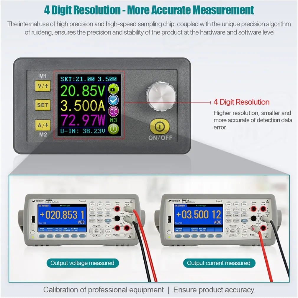 DPS5005-USB-BT постоянного напряжения постоянного тока понижающий модуль питания