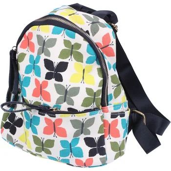 

Vintage Women's Canvas Travel Rucksack School Bag Satchel Backpack Shoulder Bag Multicolor