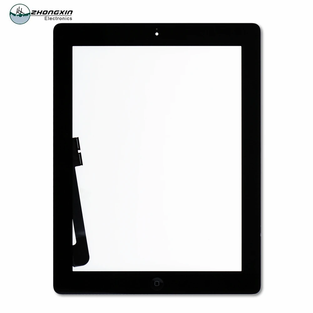 

AAA Quality Screen with Adhesive For Ipad 3 Touch Screen Connector sensor Digitizer Front-Glass-Panel Replacement