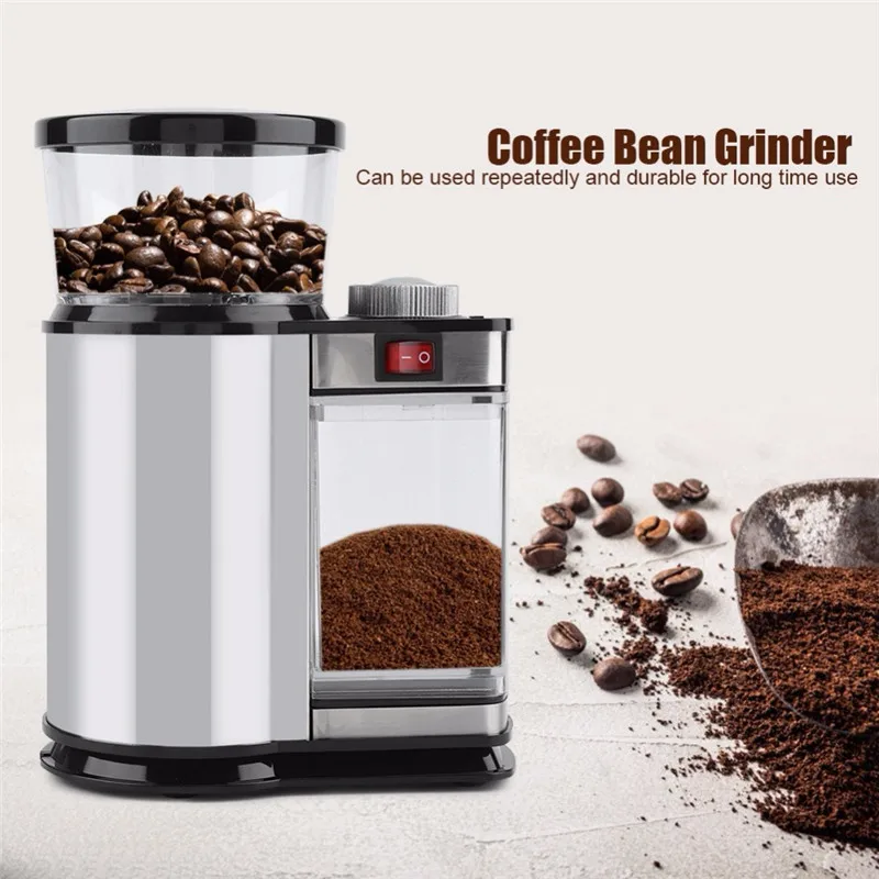  Electric Coffee Grinder Mill Herbs Nuts Salt Pepper Grinder Powerful Spice Seeds Manual Handmade Co - 4000042494272
