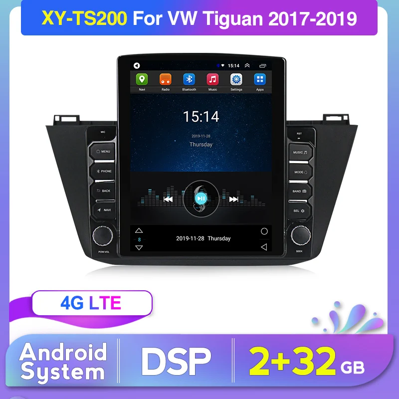 Система Android автомобильный мультимедийный плеер стерео радио навигация GPS для VW