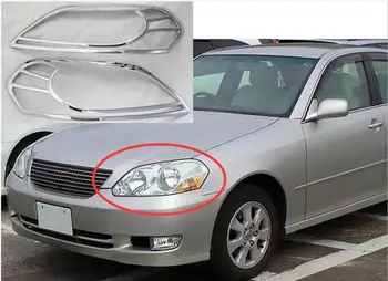 

For Toyota Mark II GX110 2000 2002 2005 2006 2007 ABS Head Light Lamp Cover Trim Frame Protector Sticker Car Styling Accessory