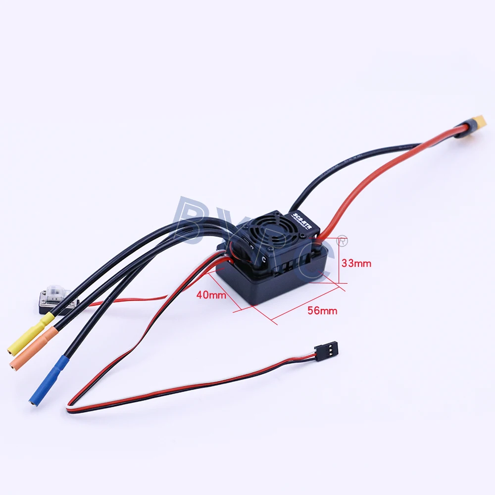 Hobbywing EZRUN WP SC8 120A RTR водонепроницаемый Бесщеточный Регулятор скорости ESC 2 4S Lipo Fit 3660