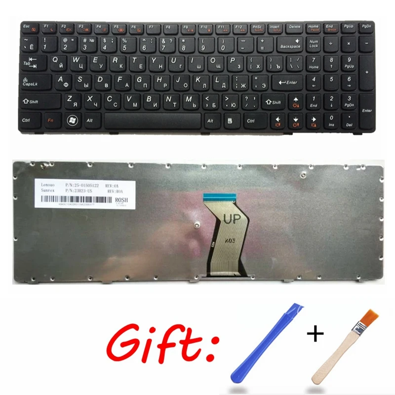 RU FOR LENOVO G580 Z580A G585 Z585 G590 black New Russia laptop keyboard | Компьютеры и офис