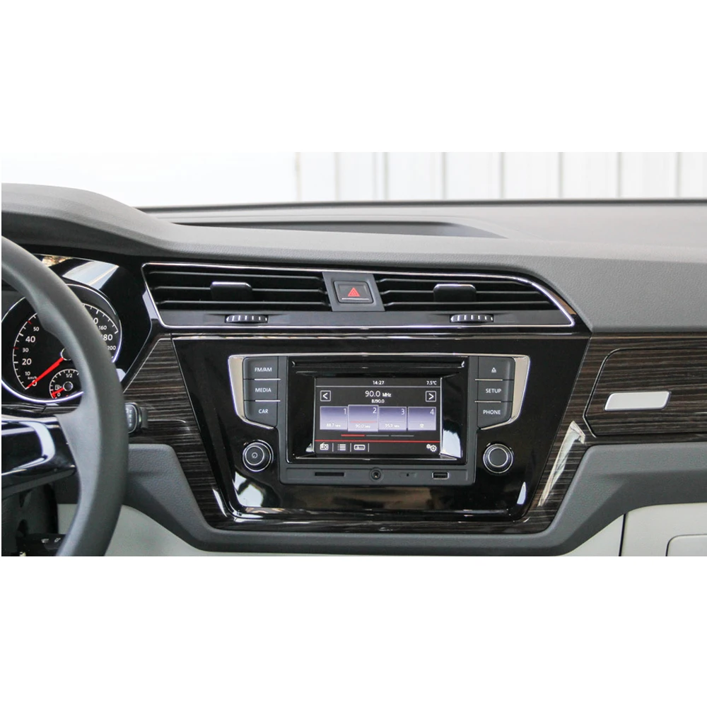 Discount Sinosmart  Android 8.1 2Din IPS/QLED 2.5D screen car gps multimedia radio navigation player for  Volkswagen Golf  Touran 2016 4