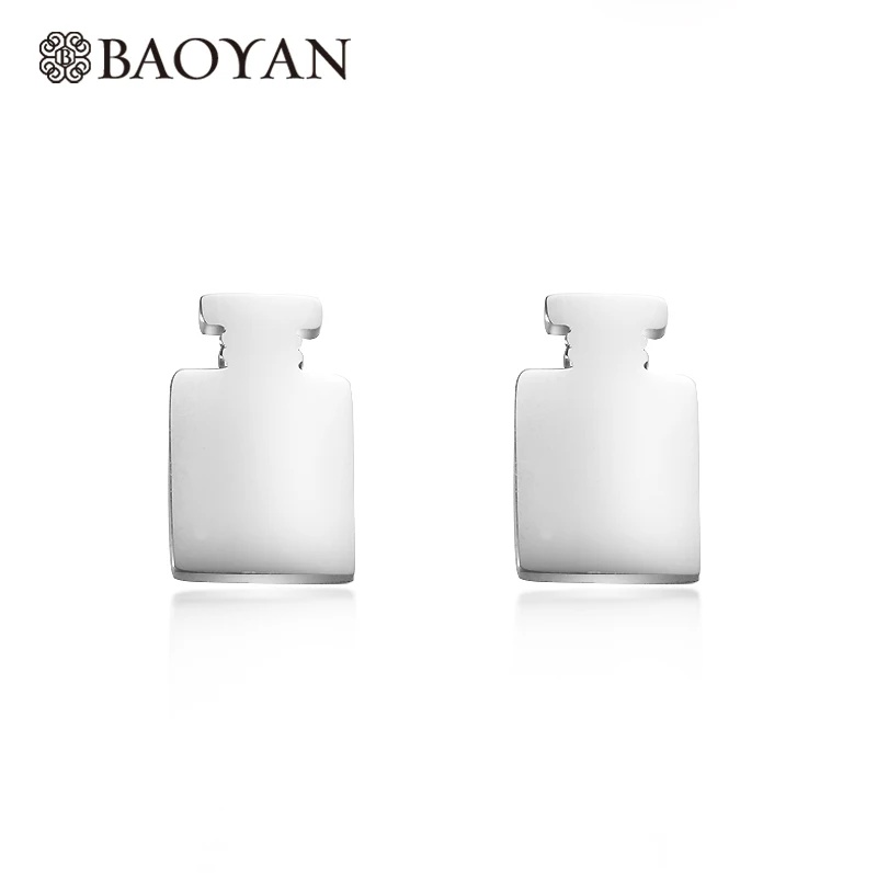 Clearnance-распродажа Baoyan Stainlesee стальные серьги для женщин серебряная бутылка Модные ювелирные изделия 2019 женские серьги