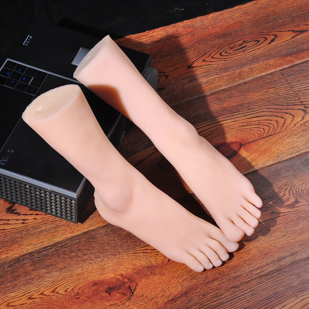 Прямые продажи имитация модели ноги человека Модель дисплея Женская силиконовая