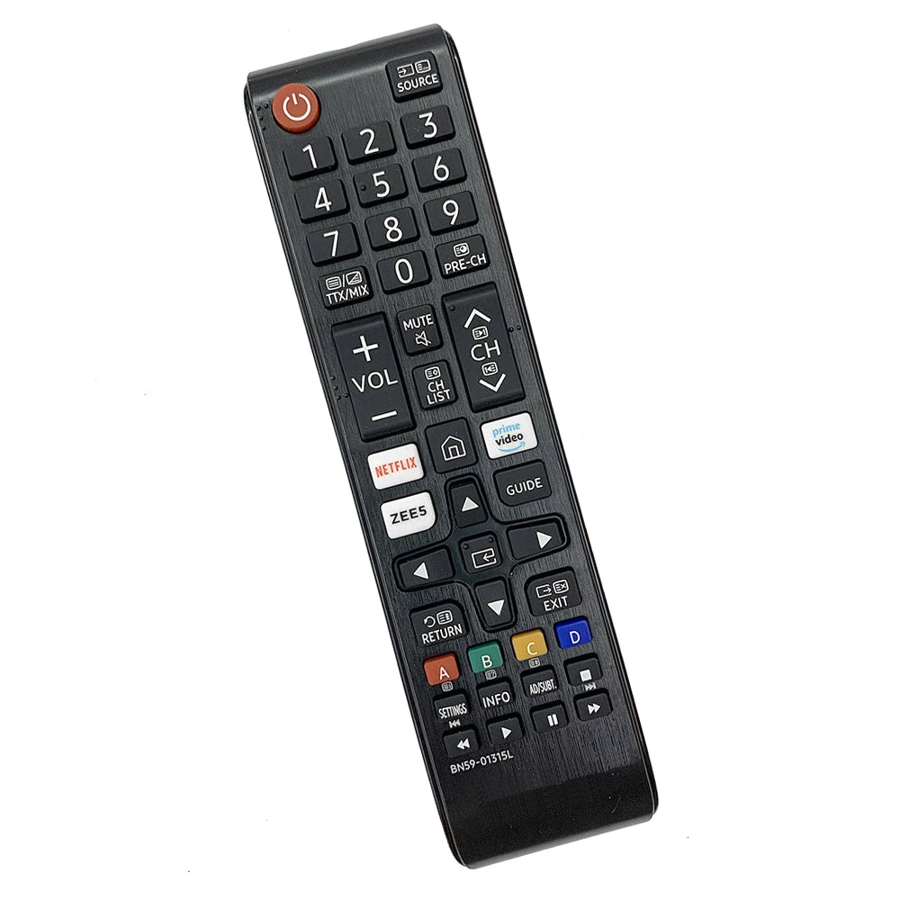 

New BN59-01315L For Samsung Smart TV Remote Control Netflix Prime Video ZEE5 Compatible With BN59-01315A UN50RU7100 UN75RU7200