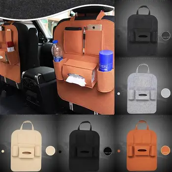 

1PC Car Storage Bag Universal Box Back Seat Bag Organizer Pockets Holder Protector Auto Backseat For kid Car-styling Access F6K8