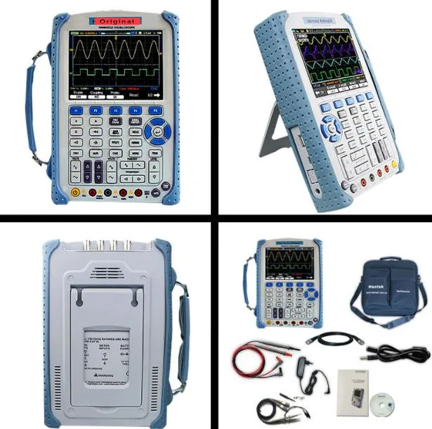 

Hantek DSO8060 Five-in-one Handheld Oscilloscope DMM/ Spectrum Analyzer/Frequency Counter/Arbtrary Waveform Generator
