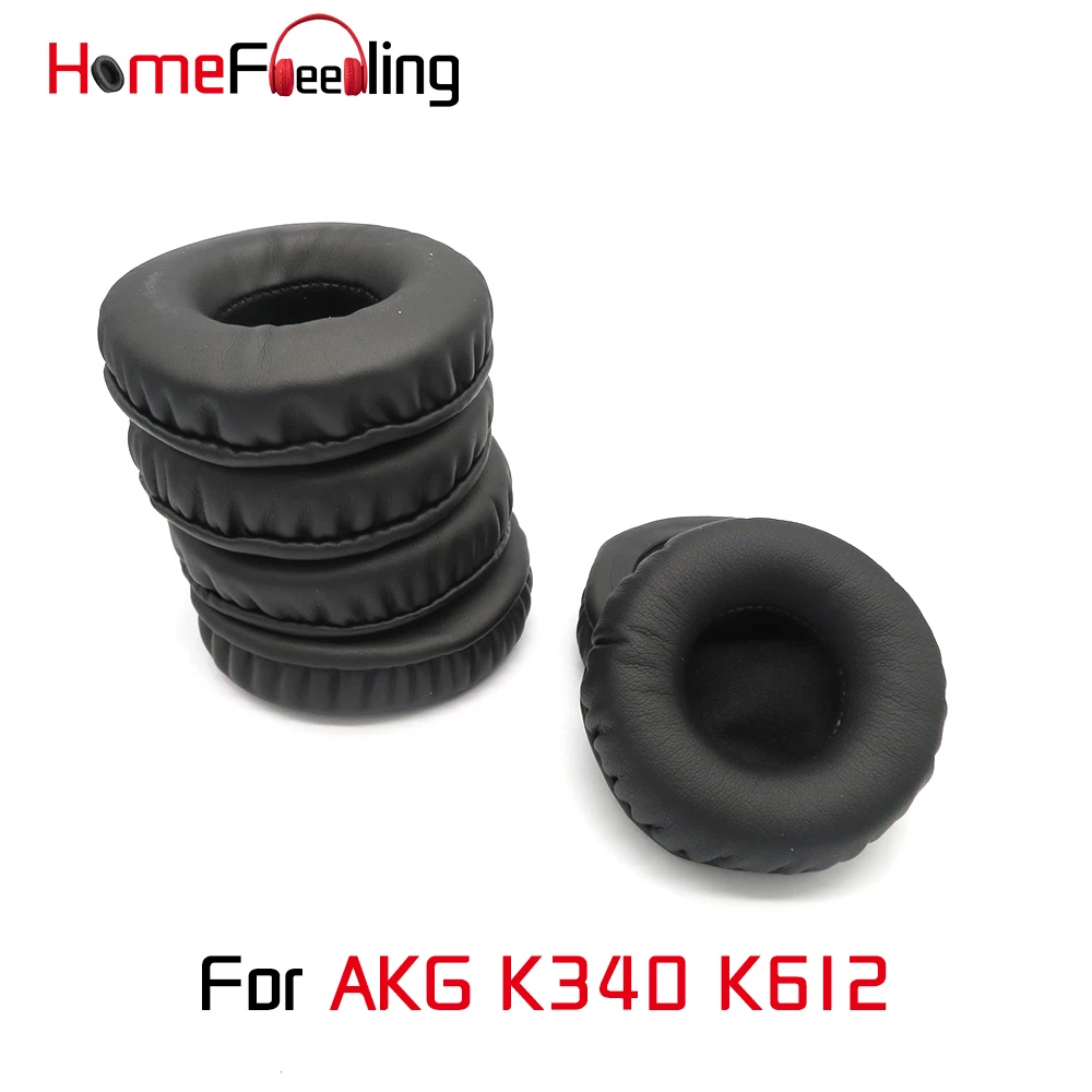 

Homefeeling Ear Pads For AKG K340 K612 Earpads Round Universal Leahter Repalcement Parts Ear Cushions