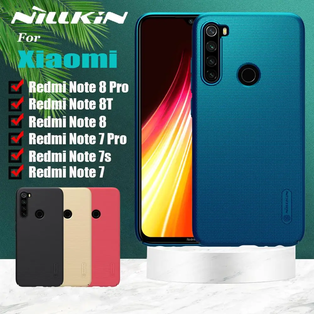 Для Xiaomi Redmi Note 9s 9 8T 8 7 Pro чехол Nillkin матовый ПК Жесткий Чехол для Max 7S 8A чехлы |