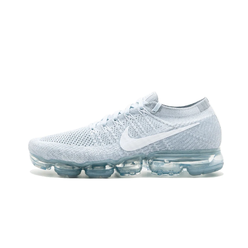 Оригинальные мужские кроссовки Nike Air VaporMax Flyknit противоударные прочные нескользящие кроссовки для бега легкие удобные 849558 для отдыха