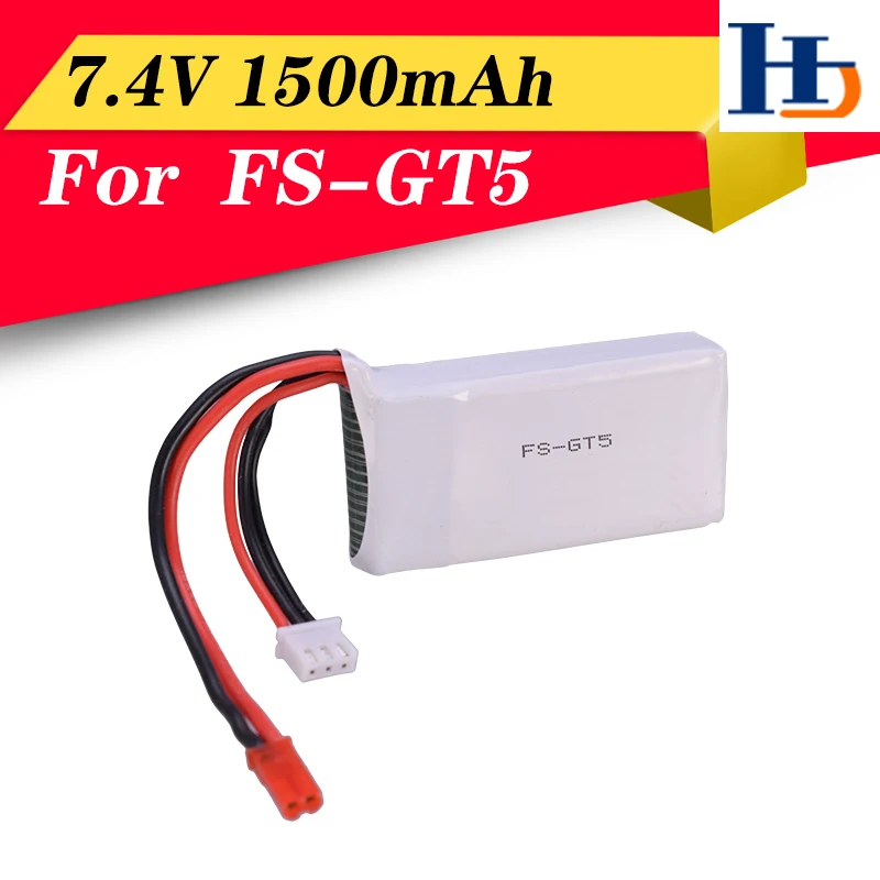 7 4 V 1500mAh 2S передатчик Lipo батарея для Flysky FS GT5 2 4G 6CH пульт дистанционного управления