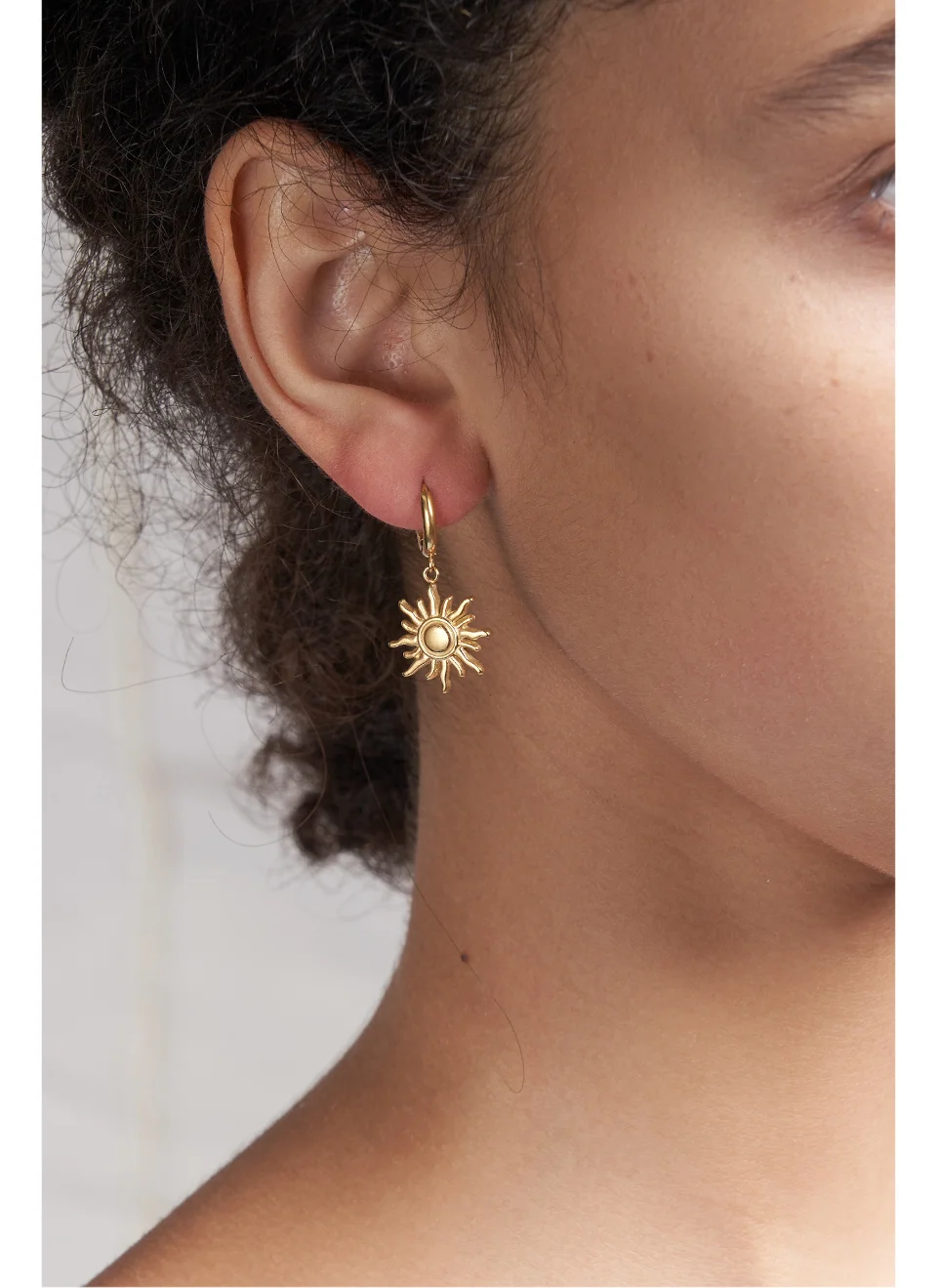 Gold Color Earring Stainless Steel boucle oreille Fashion Jewelry Sun Drop Earrings For Women 4 H9c98d49c78484de9a7f93ac604b3cde7y