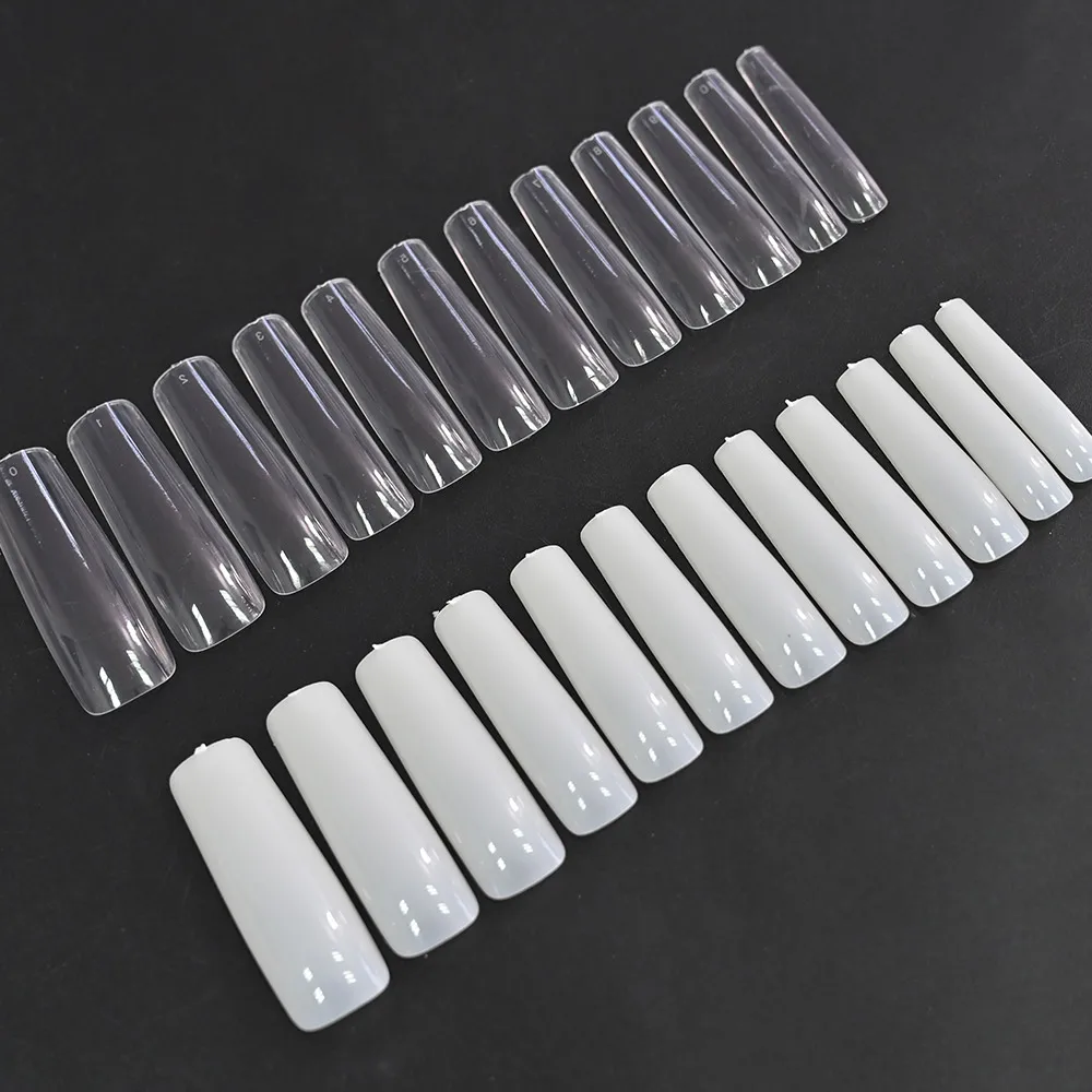 120pcs XXL Square Press-On False Nail Tips