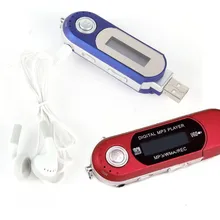 32G TF Card Walkman With Earphone FM Radio Portable Mini USB Slot MP3 Supported USB Flash MP3 Player