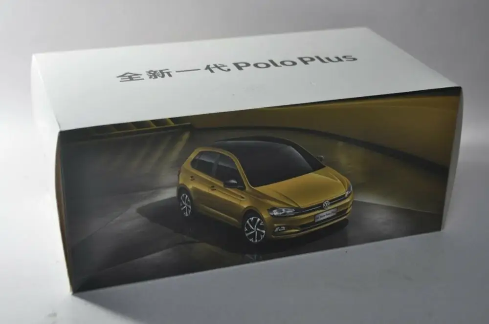 1:18 литье под давлением модель для Volkswagen VW все новые Polo Plus хэтчбек Игрушечная машина из сплава миниатюрная коллекция подарки