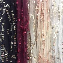 Новая сетчатая шестиугольная сетка вышивка трехмерная блестящая Вышивка кисточка сценическое свадебное платье шаль вуаль ткань