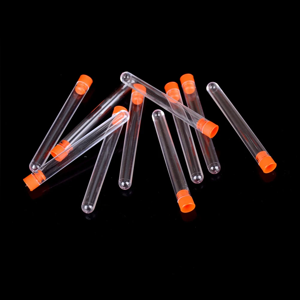 10 Pieces/Lot Transparent Functional Embroidery Felting Needles Container Holder Needle Bottle Sewing Tool Accessories 11*1.3cm