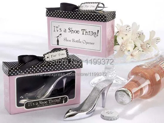 200pcs/lot New Princess High Heel Shoe Heels Shape Metal Wine Bottle Opener Wedding Favors Party Unique Gifts Gift | Дом и сад