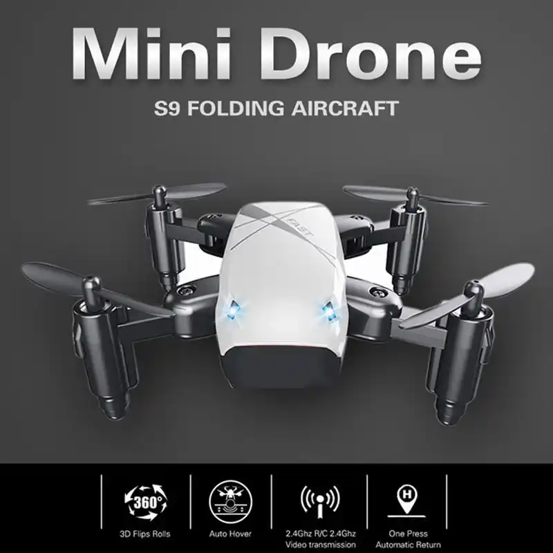 mini drone s9 folding aircraft