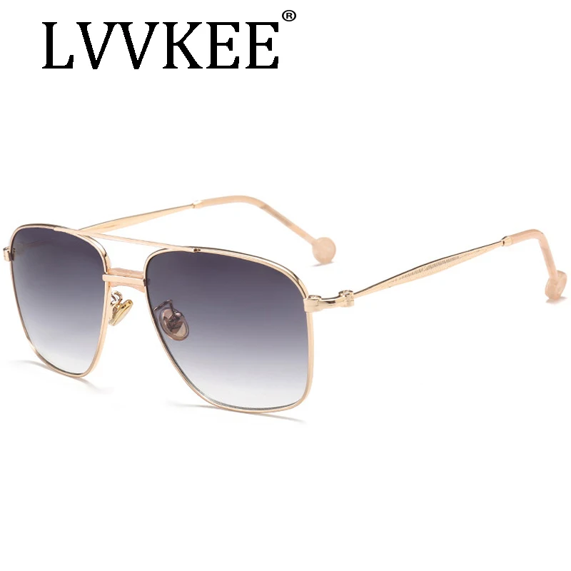 Горячие LVVKEE модные брендовые дизайнерские роскошные солнцезащитные очки мужские винтажные женские солнцезащитные очки градиентные линзы квадратные очки мужские UV400
