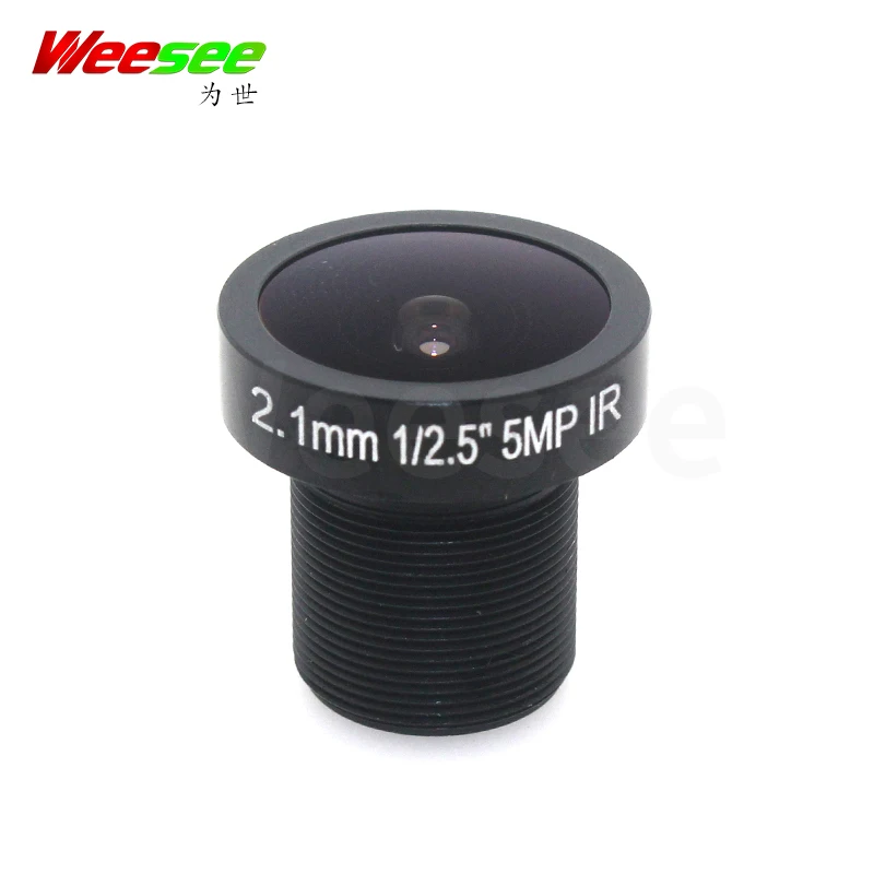 WS 2,1 мм Рыбий глаз объектив для дня и ночи 1/2. " 5MP CCTV камера объектив ip-камера