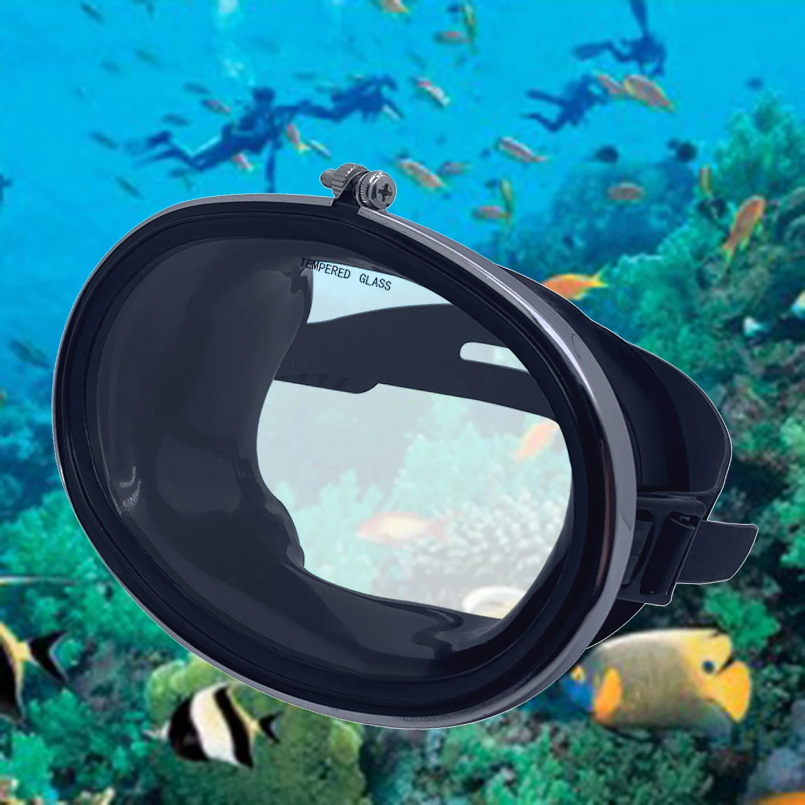 Dive Mask Anti-Fog Tempered Glass Snorkel Masks for Men and Women Dive Goggles for Safe Snorkeling Diving Swimming