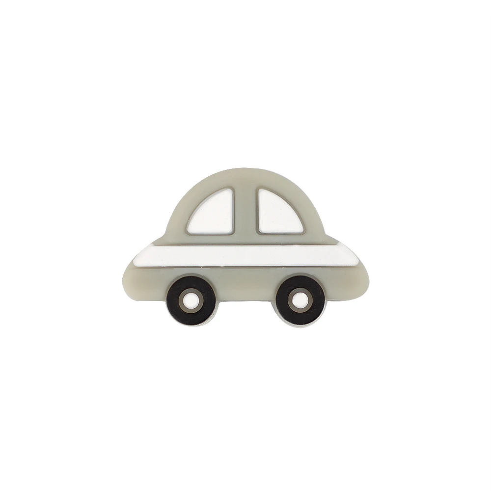 TYRY. HU Car BPA Free Siliocne Teething Beads 10 шт. безопасные игрушки для детей, качество еды, сделай сам, силиконовый грызун, крошечный стержень, детский Прорезыватель - Цвет: TYT039-02