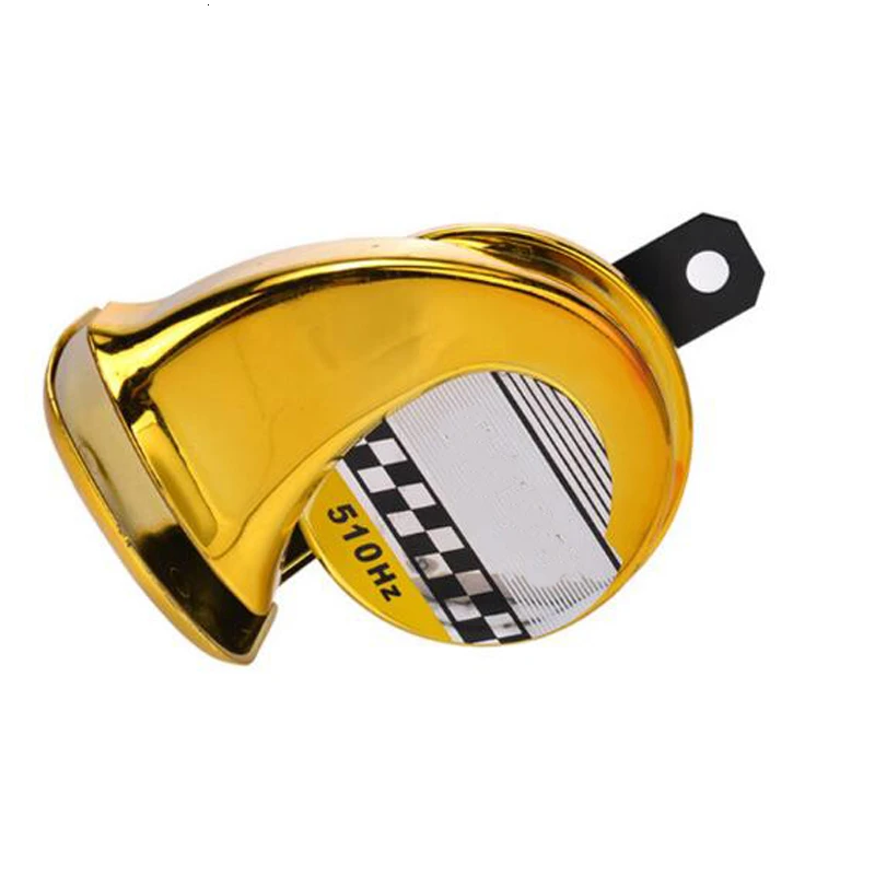  Universal 12V DC 130db Snail Air Motorcycle Horn Strong Alarm Suitable for Car Truck Motorcycle Wat