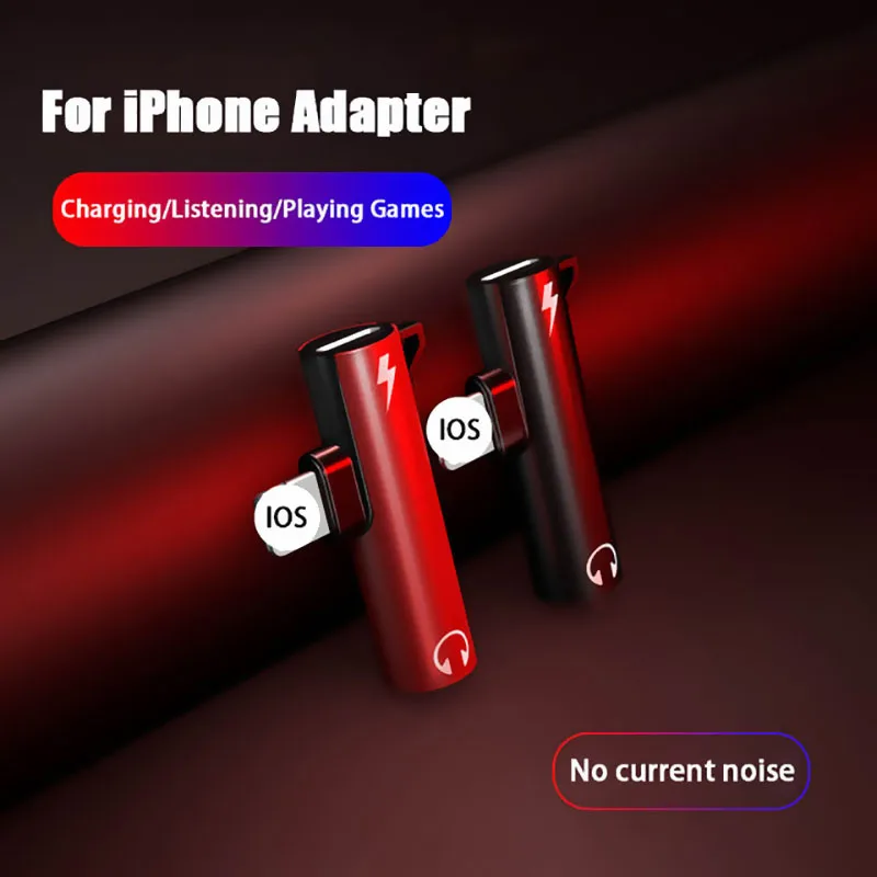 Для освещения 3,5 мм разъем для наушников AUX аудио адаптер зарядки конвертер для iphone X 7 8 Plus XS OTG наушники Adaptador сплиттер