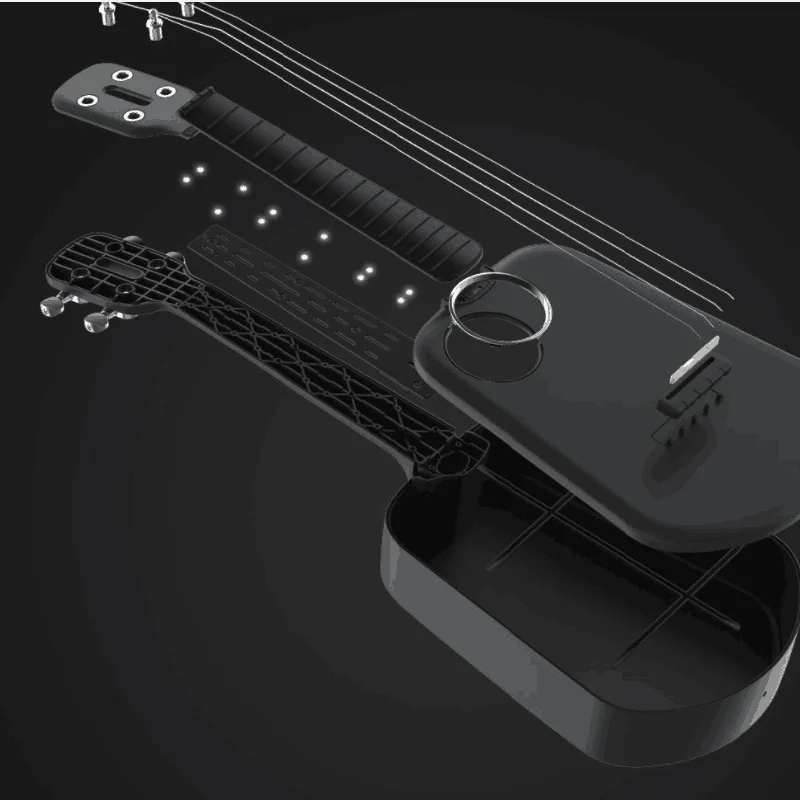Xiaomi mijia Populele 2 Гавайские гитары укулеле светодиодный смарт-концертный Bluetooth Гавайские гитары 4 струны 23 дюймов Акустическая Электрогитара