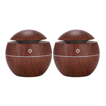 

Essential Oil Diffuser (2 Pieces), Aroma Diffuser with LED Light, Essential Oil Diffuser, Plug-In Air Freshener, Aromatherapy Oi