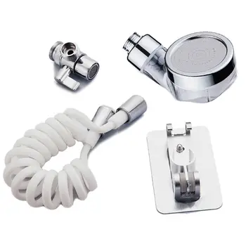 

Wash Face Basin Water Tap External Faucet Shower Flexible Nozzle Sprinkler Kit