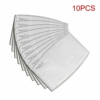 

10/20/30/50/100Pcs PM2.5 Protective Filter 5 Layers Replaceable Haze Filters for Mouth Masks HKS99