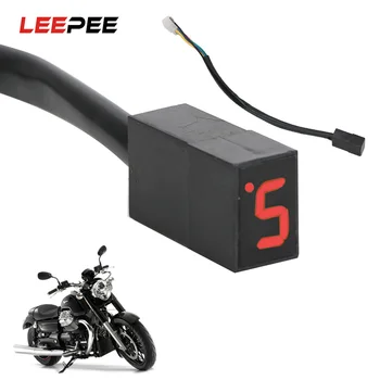 

LED Display 5 Gears Universal Motorcycle Shift Lever Sensor Motorcycle Exterior Gear Indicator