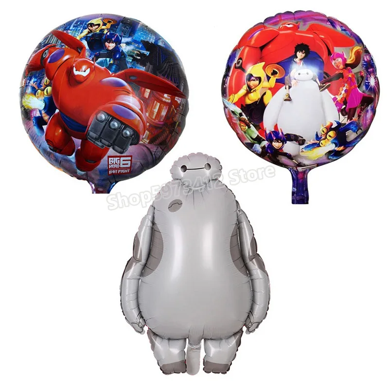Большой Герой 6 алюминиевая пленка Baymax оформление детской комнаты детские